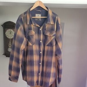 Legendary Whitetails Blue and Tan  Shirt Jacket